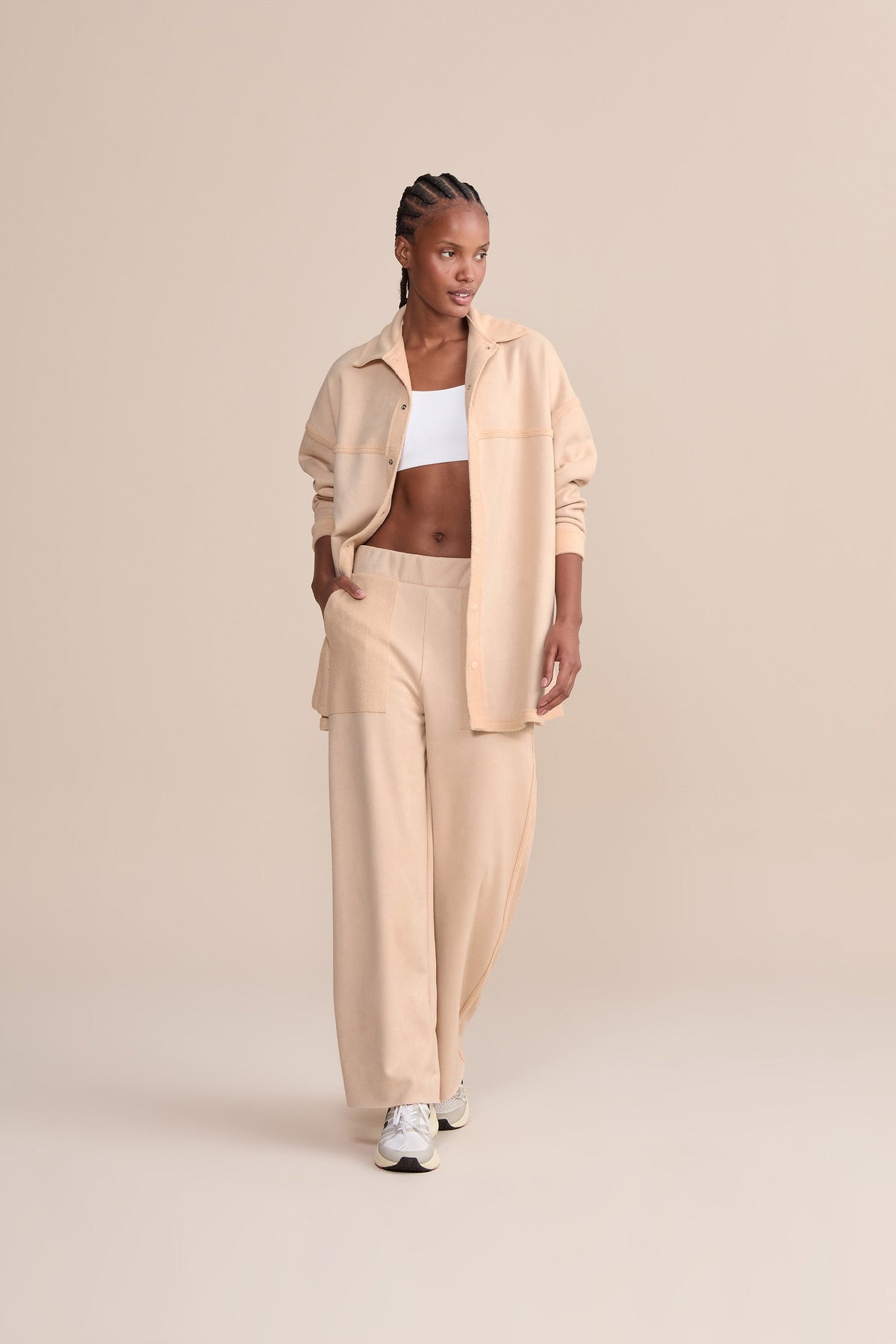 Breezy Plush Suede Pants