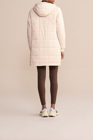 Long Reversible Nylon Jacket