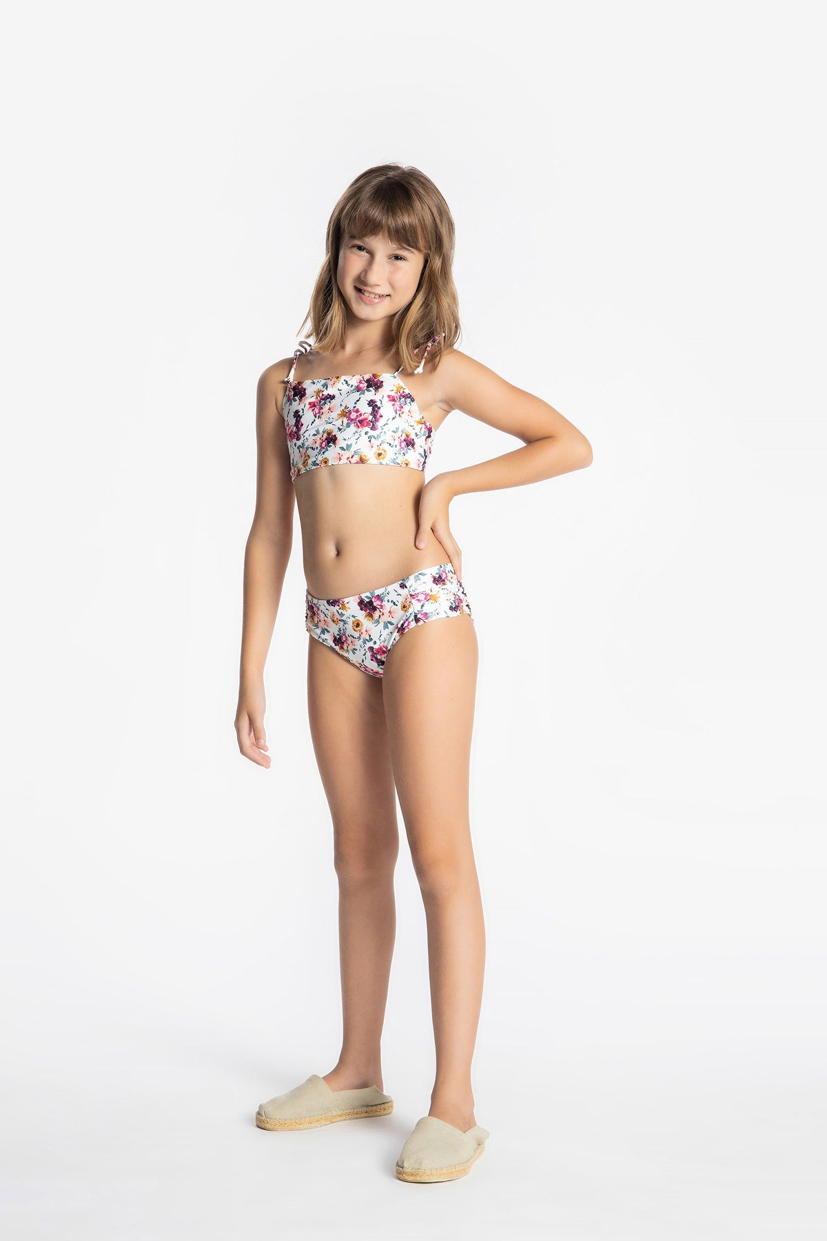 Kids Blooming Tie Bikini