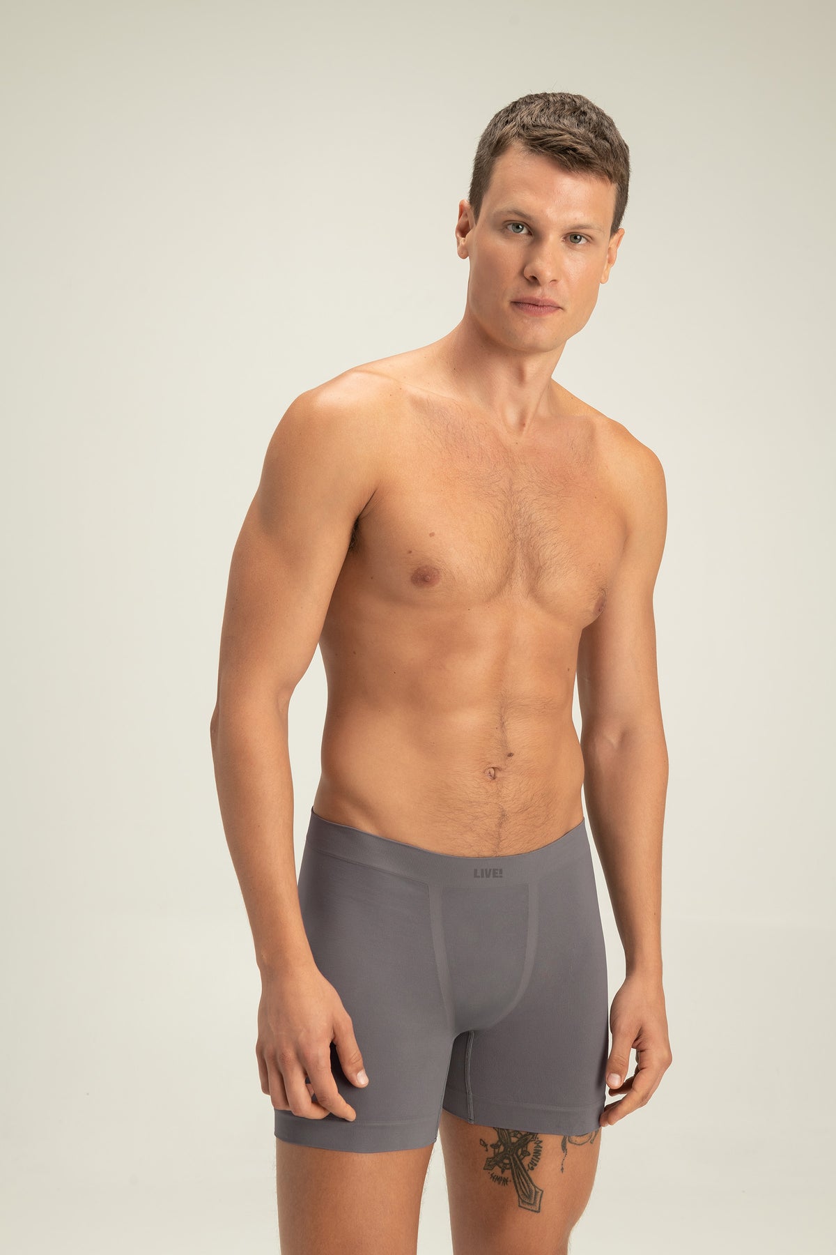 Seamless Boxer Briefs Mid-Tight