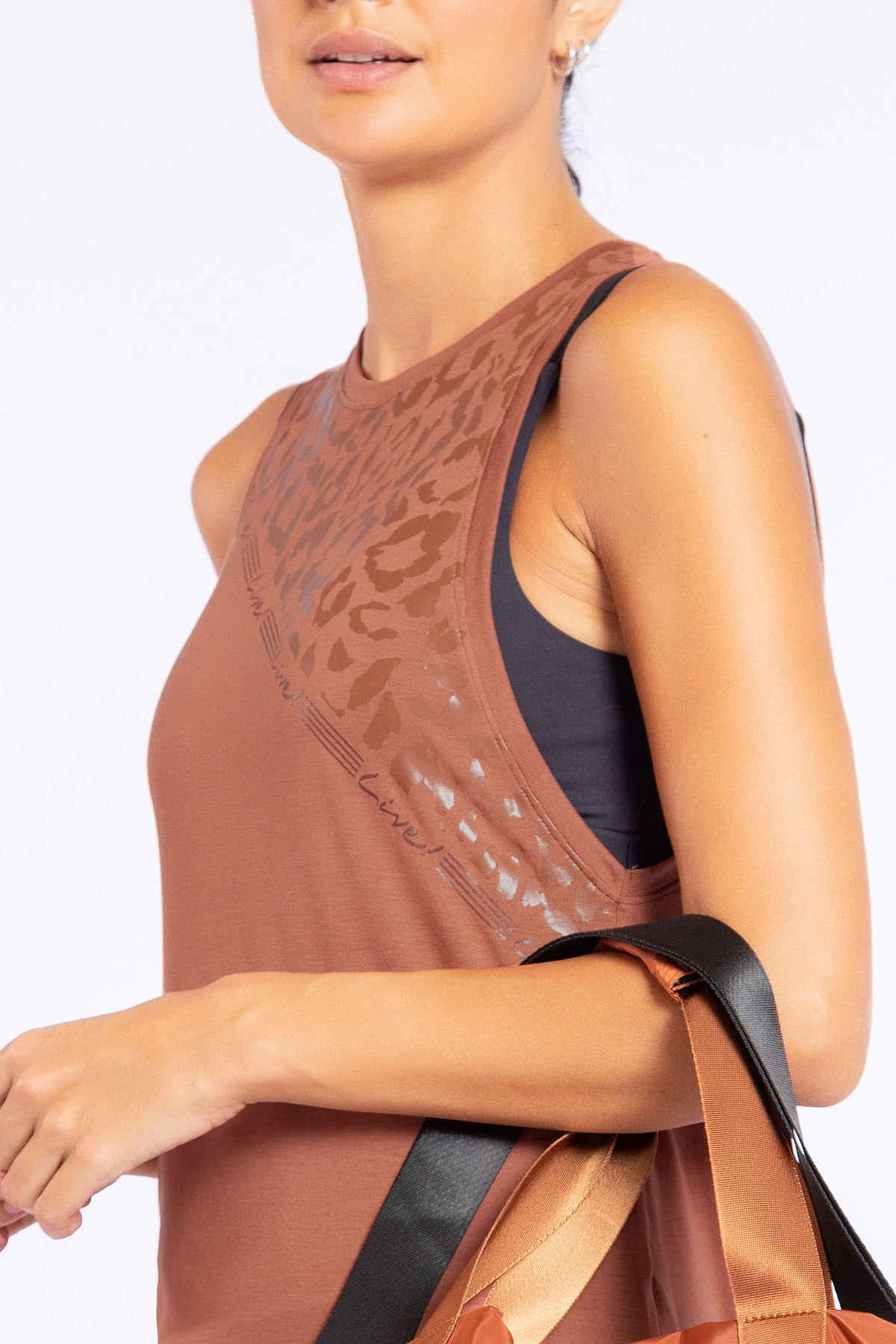 Leopard Effect Racer Tank